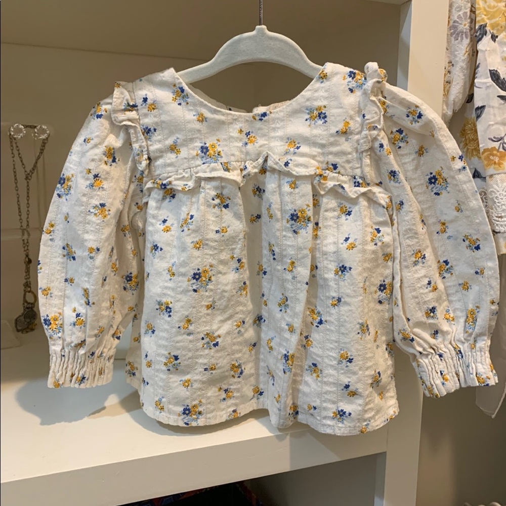 Zara baby girl floral top